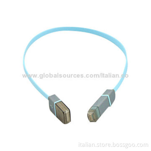 Micro 2-in-1 USB TPE Cable for iPhone 5, 30cm LengthNew